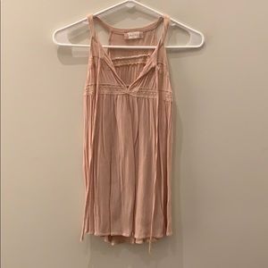 Blush tank top
